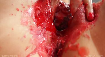 Pijetao u ulju elegantno najbolji pornicu ušao u analni otvor Plavuša